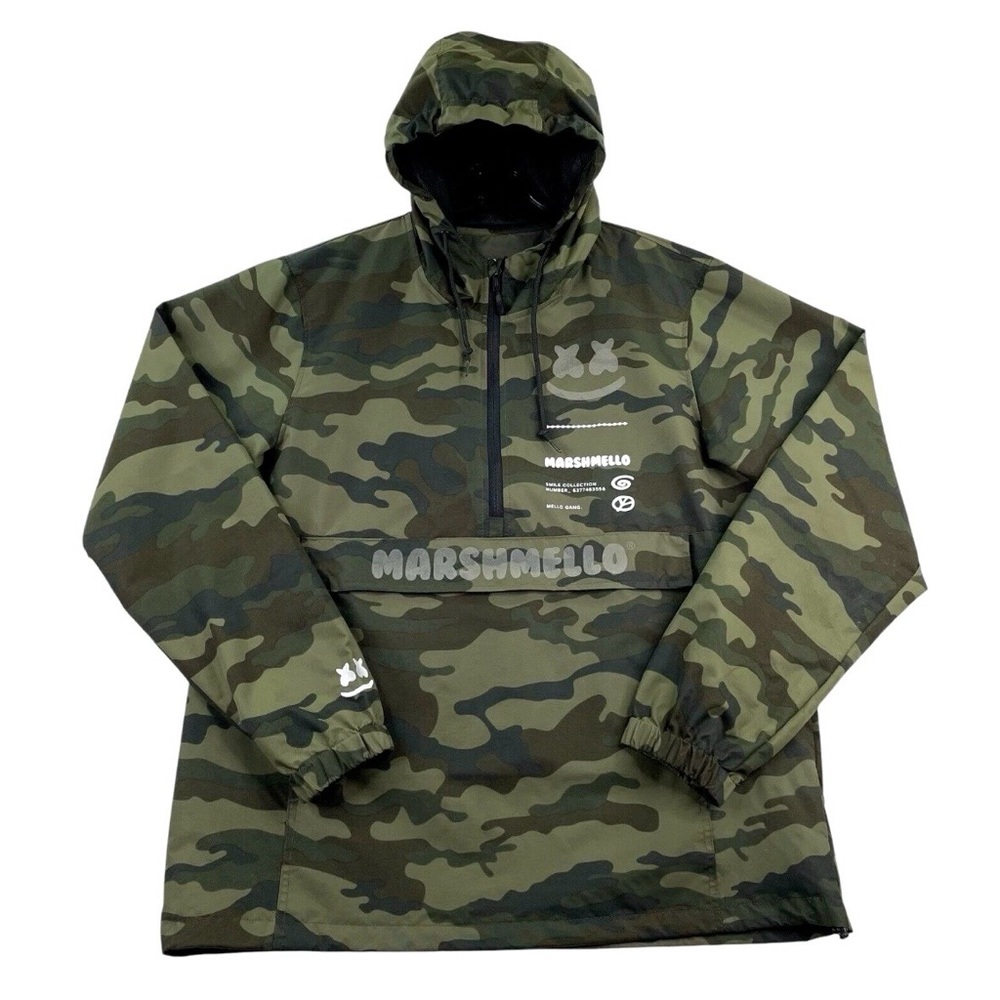 Camouflage Pullover Jacket Marshmello